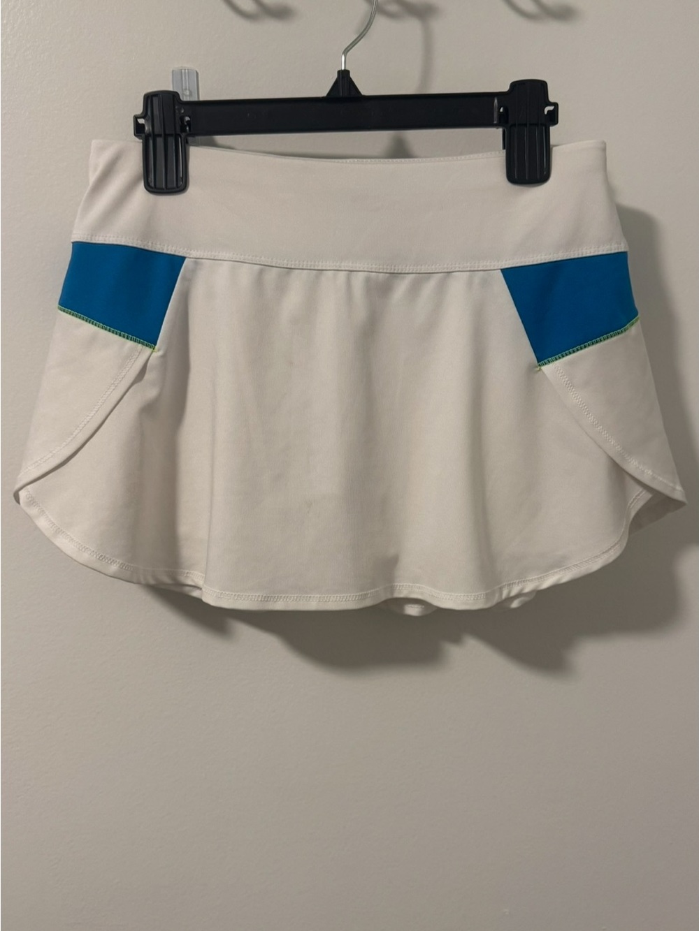 Lucky in Love White & light blue Tennis Skirt Skort Woman's Size XXS